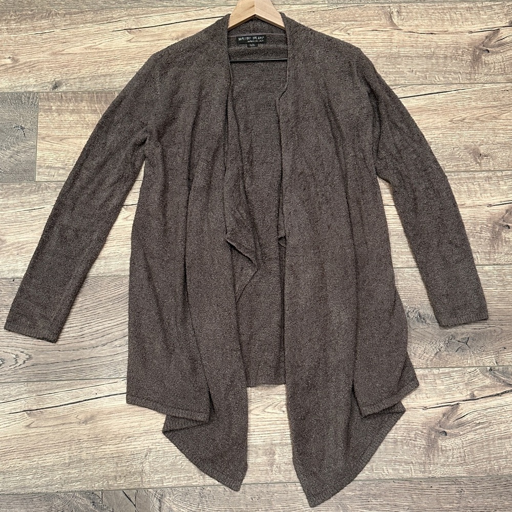 BAREFOOT DREAMS Cozychic Lite Calypso Wrap size L/XL Women's Cardigan Bamboo